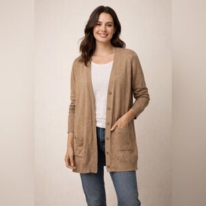 Banana Republic Brown Button Front Cardigan